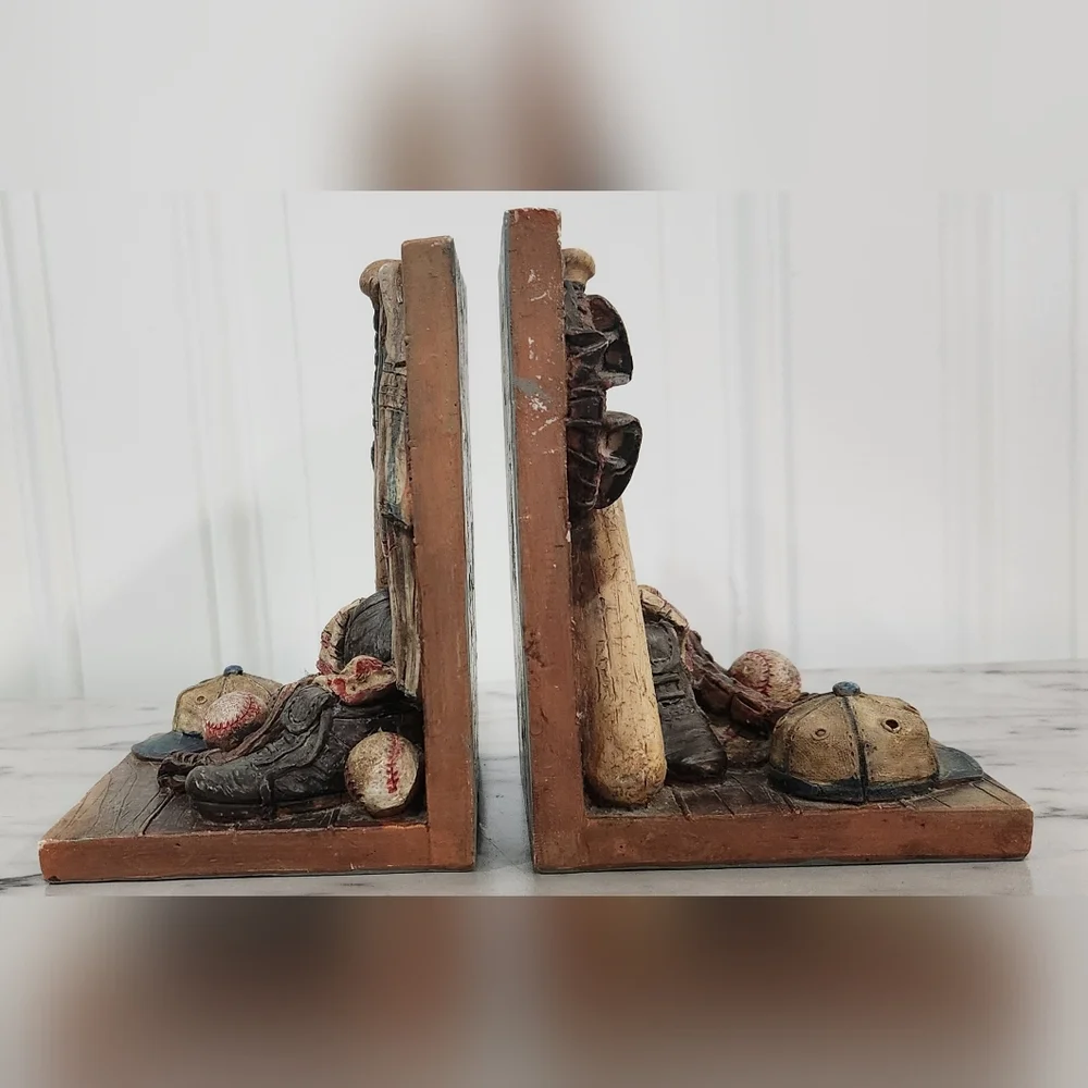 Nostalgia Baseball book ends